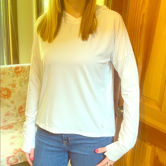 Lole White Fancy yoga Hoodie - Picture 2 of 5